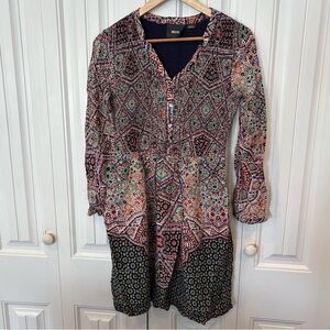 Maeve by Anthropologie Tiled Amethyst‎ Dress Size XS